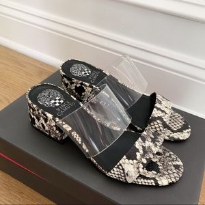 Vince Camuto Caveera block heel sandals (Size 6)
